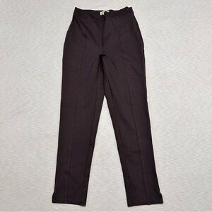 ModCloth Skinny Pants Grey High Waisted Medium Vintage‎ Inspired Zipper FLAW